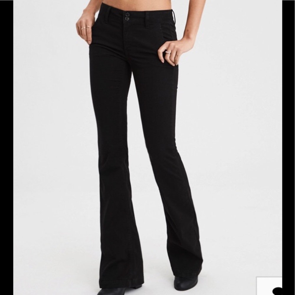 NWT Black AEO artist pants- size 0